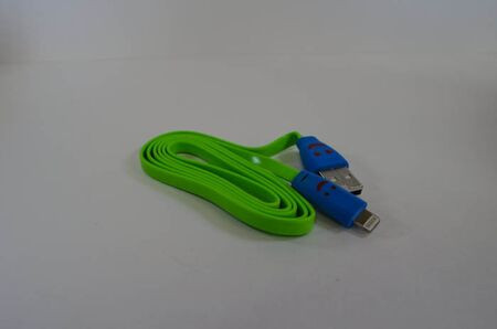Кабель USB смайлик светящийся на айфон