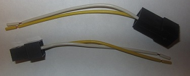 Разъём 2-контактный 6,3мм 9003/9004