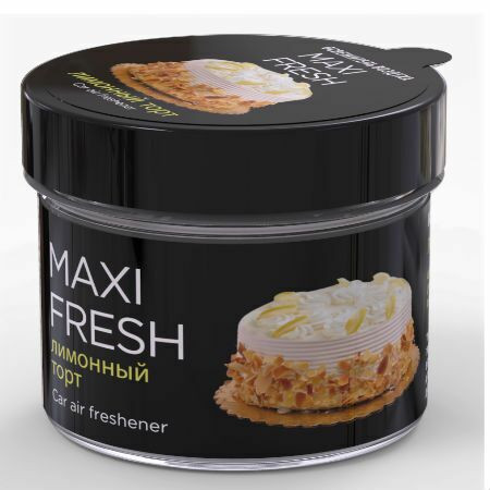 Ароматизатор MAXI FRESH банка на панель Лимонный торт CFM-116 АКЦИЯ