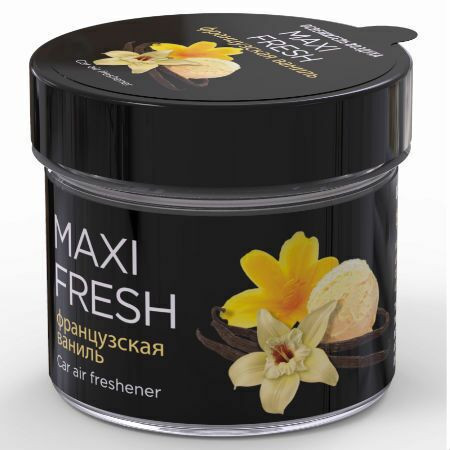Ароматизатор MAXI FRESH банка на панель Французкая Ваниль CFM-119 АКЦИЯ