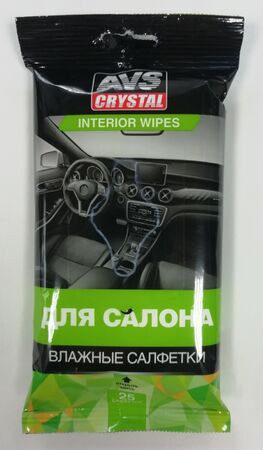 Салфетки влажные AVS AVK-201 для салона 25шт A78102S (1/40шт)