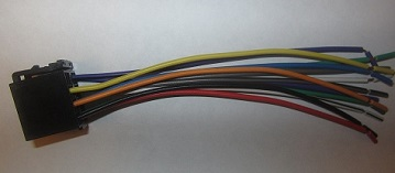 Разъём автомагнитолы Евро ISO (акустика+питание)