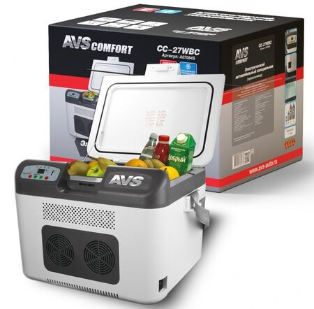 Термоконтейнер AVS CC-27WBC 27л. (-2° до +65°) 12v/24v/220v Арт.A07084S