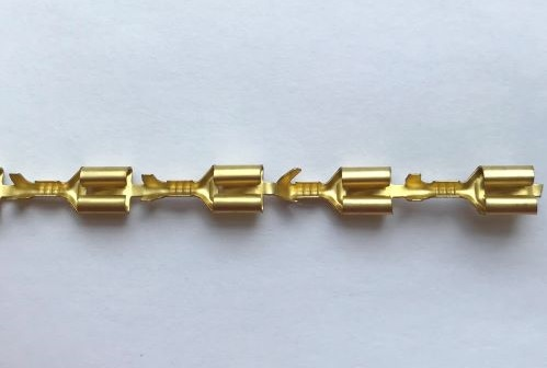 Клемма М6.3 мм 1/02505-01/40 0,5-1,5мм2 латунь (лента)