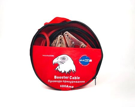 Провода прикуривателя MAAS / Zebra 600А в сумке арт.BC006 (1/10шт.)