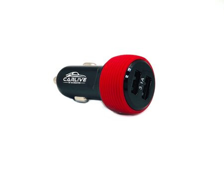 Штекер в прикуриватель 2 USB CarLive арт.MR-31A 5V/3.1A
