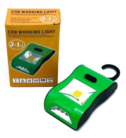 Фонарик на магните Cob Working Light 3+1