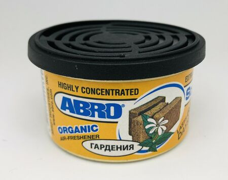Ароматизатор ABRO консерва Organic Гардения (Gardenia)