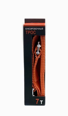 Трос буксировочный Полярник 7т лента Флаг / эконом (1/27шт.)