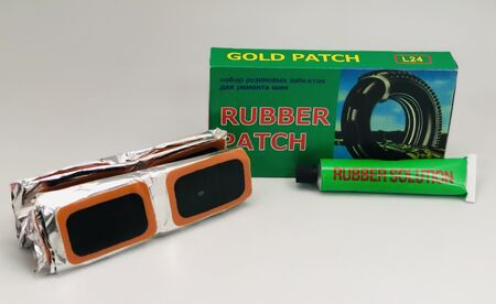 Набор резиновых заплаток для ремонта шин RUBBER PATCH №24 1/10шт
